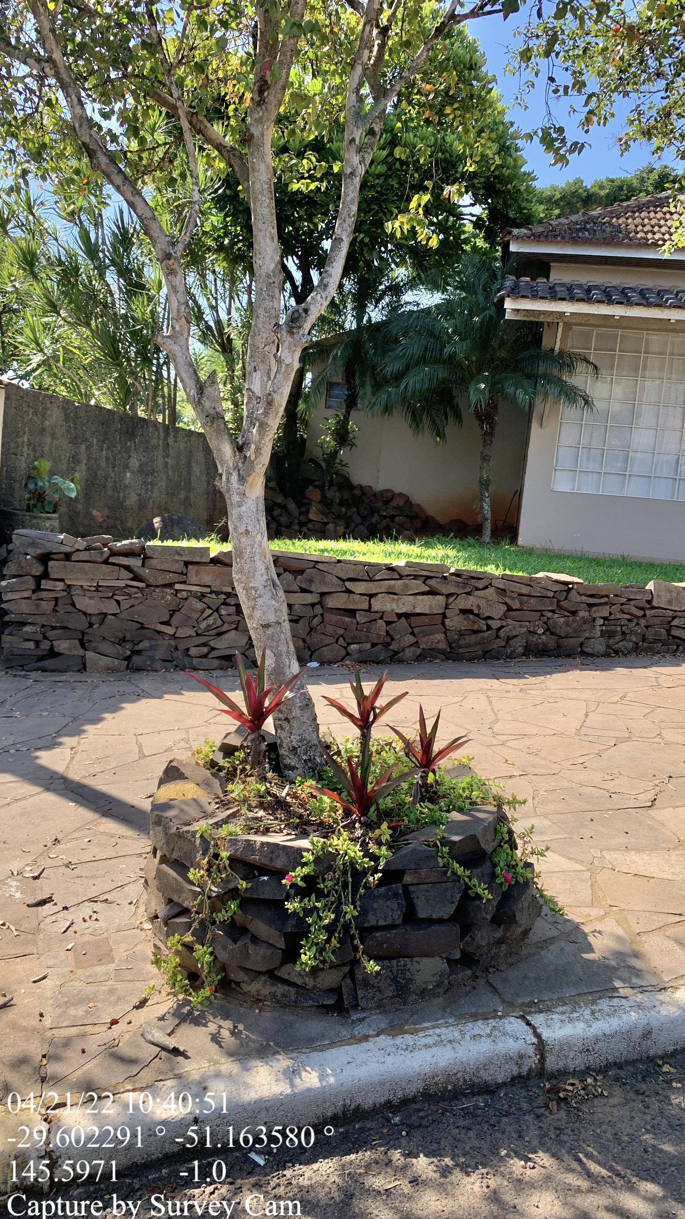 Nicho feito com pedras